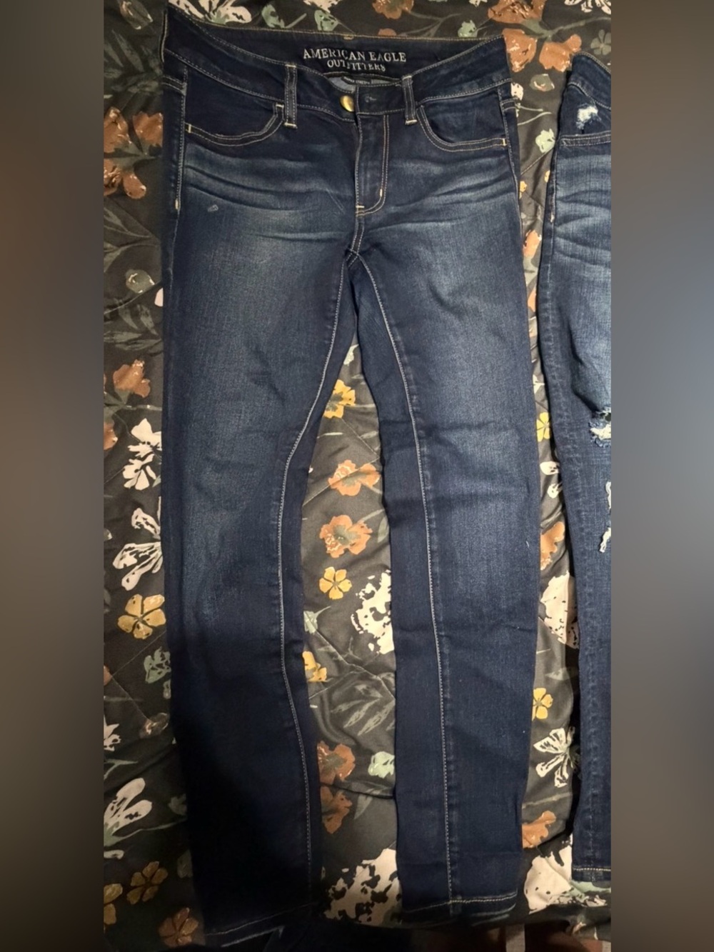 American Eagle Outfitters Women's Dark Blue Skinny Jeggings